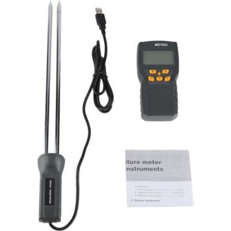 Testeur D'humidité De Grains Avec Sonde Longue Affichage Numérique Sans Batterie - (1/3)
