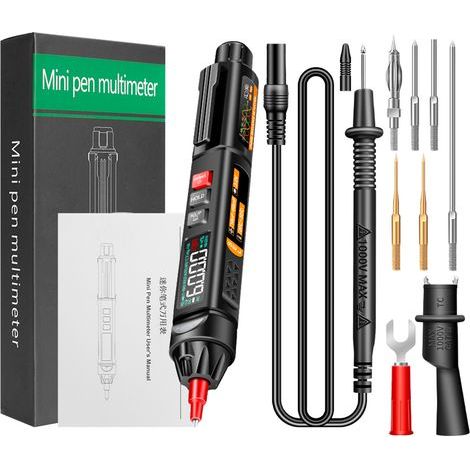 A3009 TRMS Multimeter Voice Pen Schwarz Komplettset (1/5)
