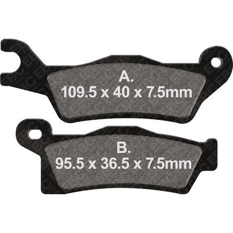 Pastiglie freno EBC FA617R (set da 2)
