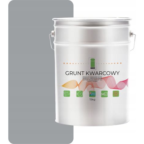 PRIMER AL QUARZO PER INTONACO SILICONE 15 kg GRIGIO CHIARO F243 (1/5)