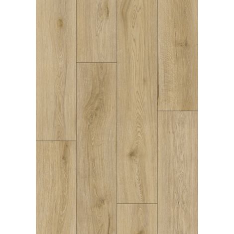 Échantillon de panneaux vinyles Mexen Charter Oak 1240 x 182 mm SPC 6,5 mm, sous-couche IXPE 1,5 mm, 4 V-Fuga, Chêne - F1022-S (1/3)