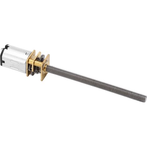 6V 50RPM Gleichstrom-Getriebemotor, M4 55mm Getriebegehäuse aus rotem Kupfer, verschleißfest, DIY-Mikro-Gleichstrommotor (1/5)