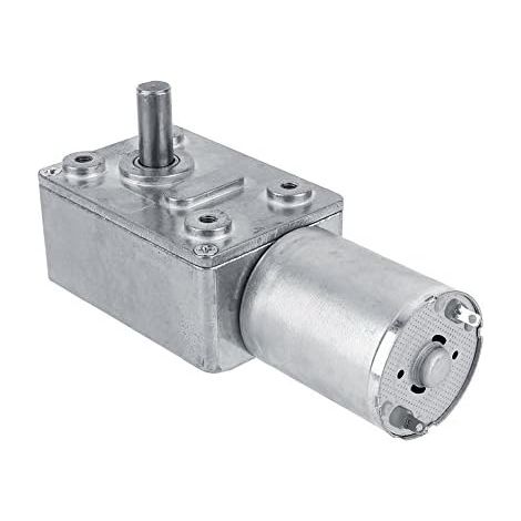 DC 12V Reduction Motor Gear Motor High Torque Gear Motor Reduction Motor CW/CCW(6RPM) (1/5)