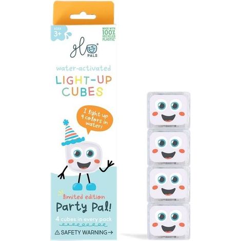 Cubi sensoriali fluorescenti Party Pal