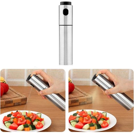 Flacon pulvérisateur rechargeable pour huile et huile d'olive, pour une application contrôlée des assaisonnements en cuisine.-AquaForge (1/5)