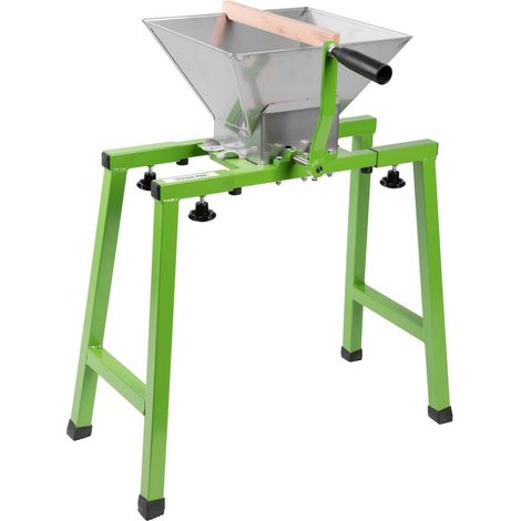 Mühle Strend Pro, für Obst, Edelstahl, 7 Liter, mit Metallzähnen, Metallständer (1/5)