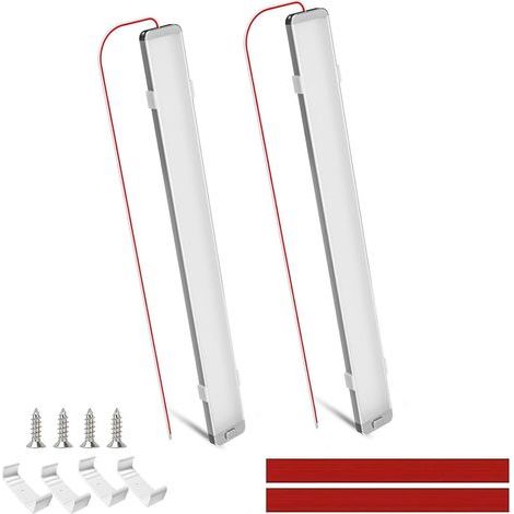 12V Campinglampe, 228 LEDs, 10W, 6000K Weiß für Auto, Bus, Wohnwagen, Boot, Wohnmobil, Küche, Bar, LKW, Traktor (2 Stück)