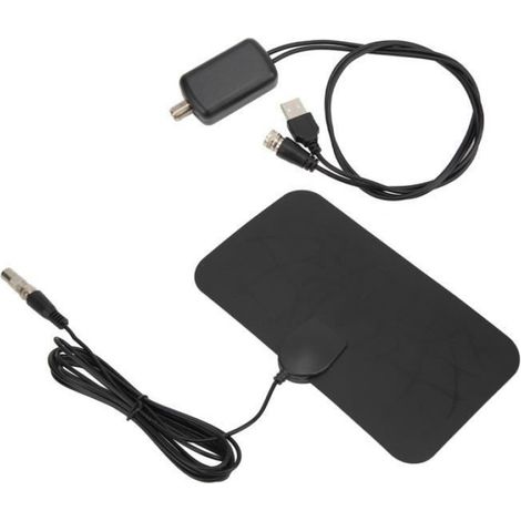 Antenne TV Numérique HD Amplifiée 25dBi 4K 980 Miles pour 720P 1080i 1080P ATSC (1/4)