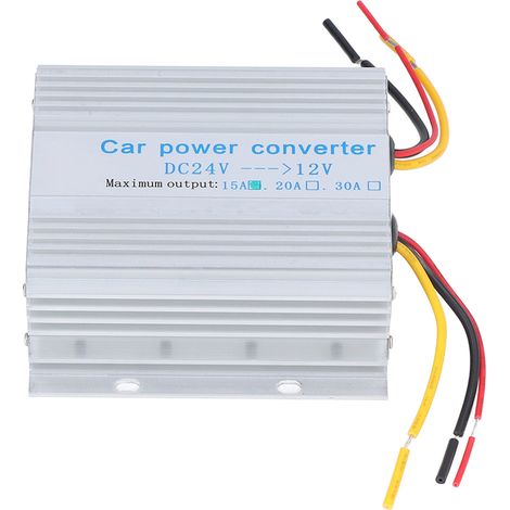 Convertisseur de tension CC 24V à 12V 15A 180W, régulateur abaisseur buck, réducteur de tension pour voiture (1/5)