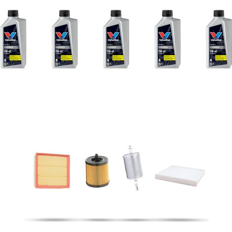 Kit tagliando 4 FILTRI e 5L OLIO compatibile con Opel Astra G 2.2 16v 108kw dal 2000 (1/5)