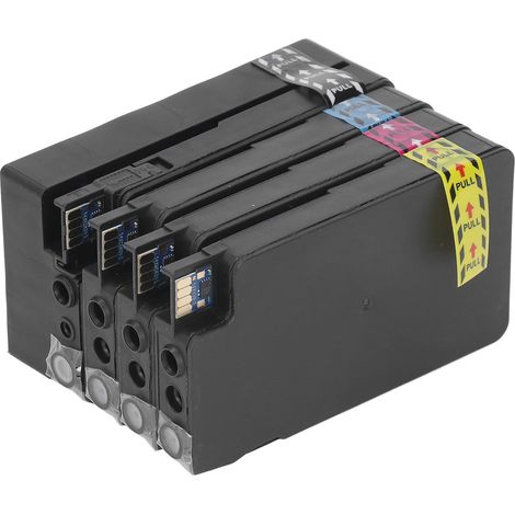 Fluent Printing Smart Chip Praktische BK CMY Tintenpatrone für OfficeJet Pro 8210 (1/5)