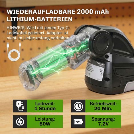Coupe-haies et taille-buissons électrique 2-en-1 avec 2 batteries rechargeables 7,2 V 2,0 Ah, 2 lames interchangeables noir (1/5)