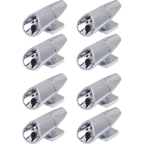 Jiawu Tuyau Coulissant à Moteur avec une Forte compatibilité: 8pcs Sarbate pour Plusieurs Véhicules de Protection Permanents pour Différents Véhicules (SILVER) (1/5)