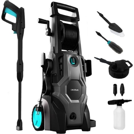 Cecotec Idropulitrice ad alta pressione HydroBoost 2400 AdvanceClean 2400 W, Casa, Giardino o Auto, Portata max 480 l/h, 180 bar di pressione massima, pompa in alluminio, raggio d'azione 14m (1/8)