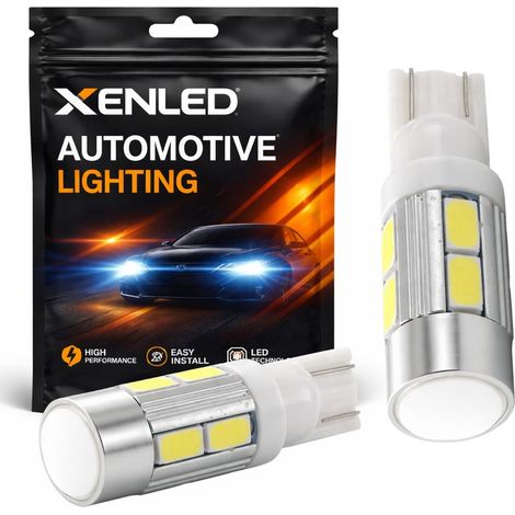 Ampoule 10 LED SG - W5W - Blanc - Lampe T10 12V de voiture (1/5)