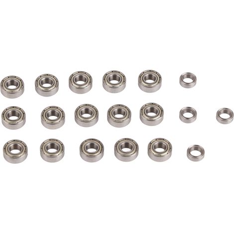 Kit de 19 roulements étanches pour voitures RC Traxxas 1/10 2WD - Slash, Stampede, Rustler (1/5)