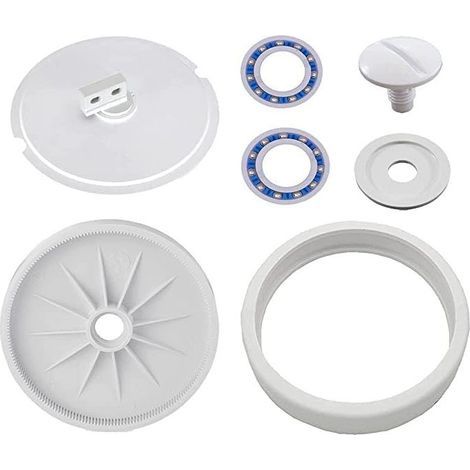 Pièces de rechange pour roues d'aspirateur de piscine pour Polaris 280 et 480, grandes roues avec pièces de rechange pour roulements de pneus. (1/4)