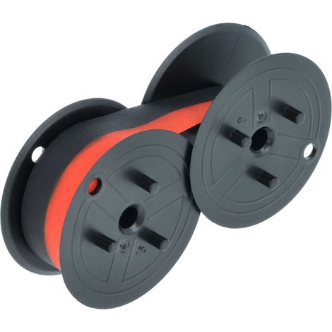 vhbw Ink Roller Black-Red compatible with Sharp CS 4194, 2607PG, 2635 Cash Register, Calculator
