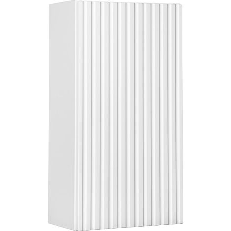 Meuble haut de salle de bain suspendue NOVA blanc 30 x 57 cm (1/5)