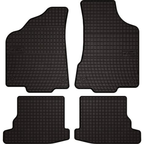 Tappetini in gomma per auto per: Volkswagen Polo III FL 6N2 hatchback, berlina, classica (1999-2001) - neri, su misura