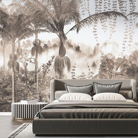 Papier peint panoramique - Forêt tropicale - 130 cm x 103 cm (1/4)