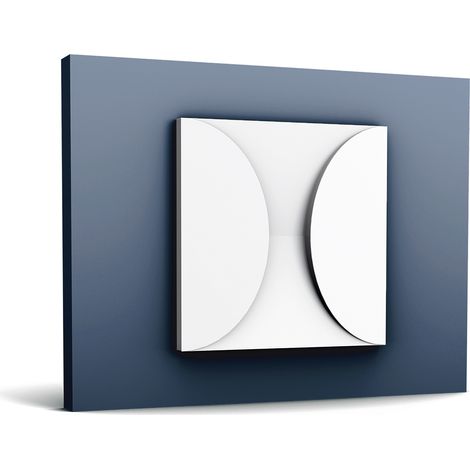 3D Wandpaneel Orac Decor W107 MODERN CIRCLE Wandpaneel Zierlement modernes Design weiß