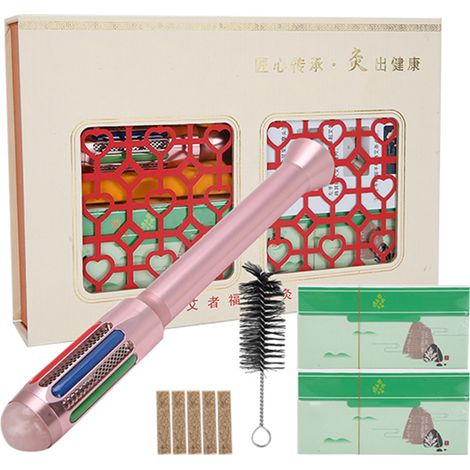 Bâton de Moxibustion Roulant pour Massage et Thérapie par la Chaleur (1/5)