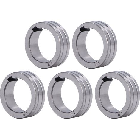 5 Galets d'avance fil de soudure 1,0-1,2 mm, guide d'alimentation pour poste à souder BINZEL, roues de guidage, lot de 5 (1/5)