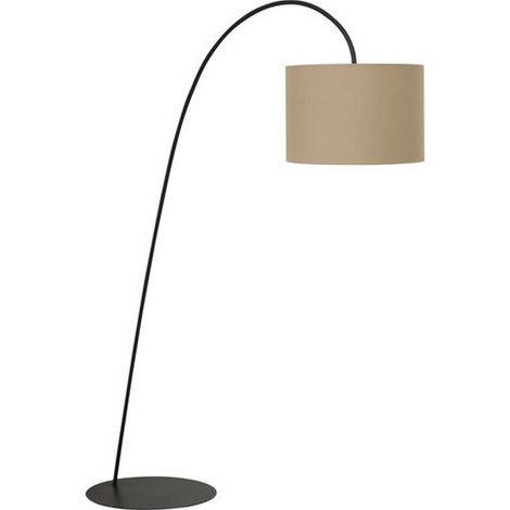 XXL Bogenlampe in Kaffee-braun
