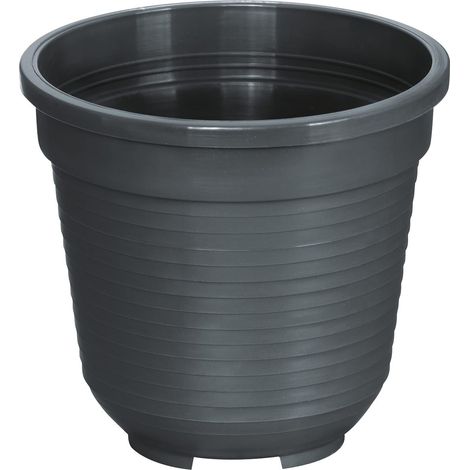 Geli Blumentopf STANDARD Anthrazit Ø 8 cm - Kunststoff