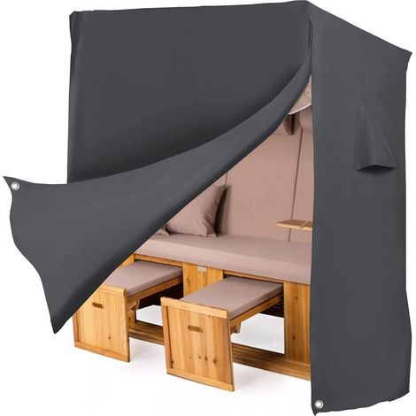 Housse pour chaise de plage Ferocity 175 cm noir 1 pc. (1/5)