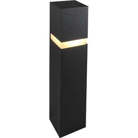 Lampada paletto giardino 40cm quadrata antracite E14 Shilo (1/2)