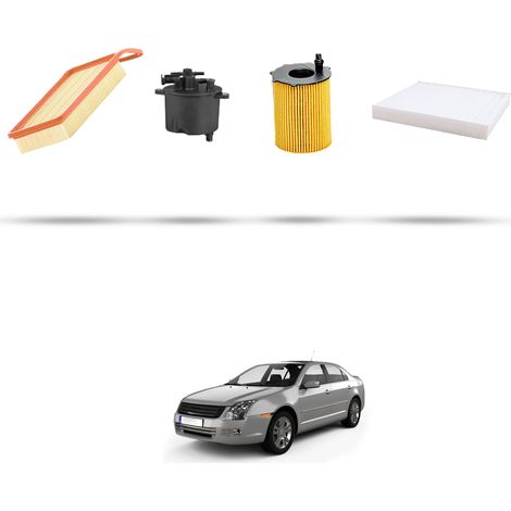 Kit tagliando 4 filtri compatibile con Ford Fusion 1.4 TDCI 50kw dal 2002 (1/5)