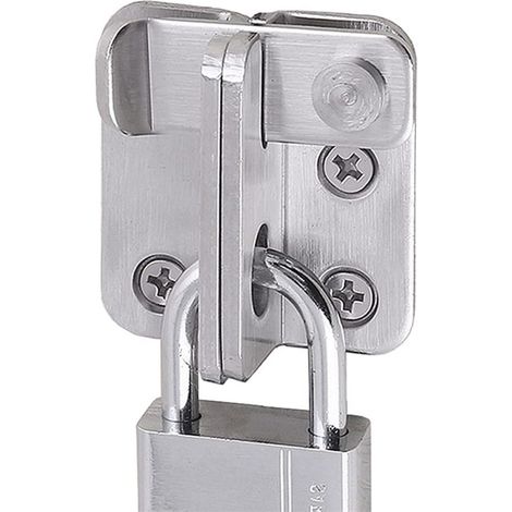 Verrou à moraillon, pêne dormant, verrou de porte, cadenas en acier inoxydable, ouverture à droite, petit verrou de porte pour verrouiller une fenêtre.