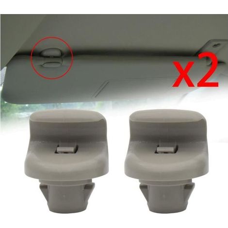 2Pcs Pour Nissan Qashqai J10 Clip Pare-Soleil Support de Pare-Soleil Remplacement 96409BC402