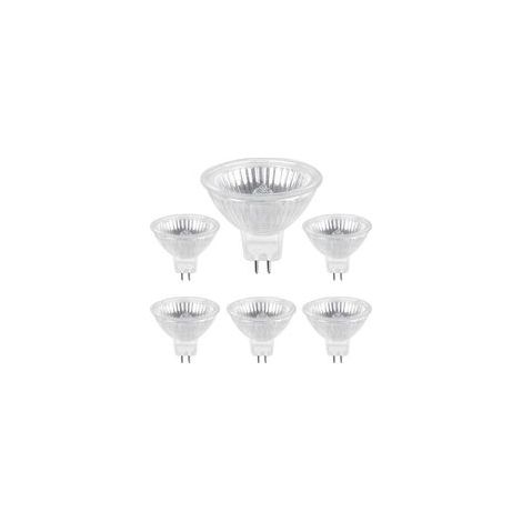 GU5.3 50W 12V Halogenlampe, 800lm Warmweiß 2700K, dimmbar, MR16 Halogen-Spotlampe, 6er-Pack (1/5)