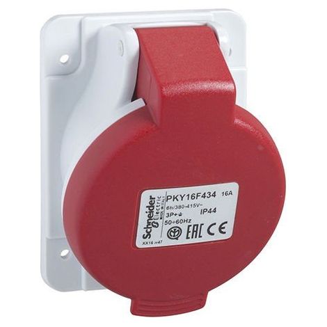 SCHNEIDER PKY16F434  Base da incasso 16A 3P+TT 380-415V IP44