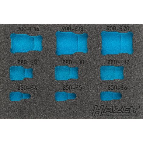 HAZET 2K-Weichschaum-Einlage 163-360L (1/3)