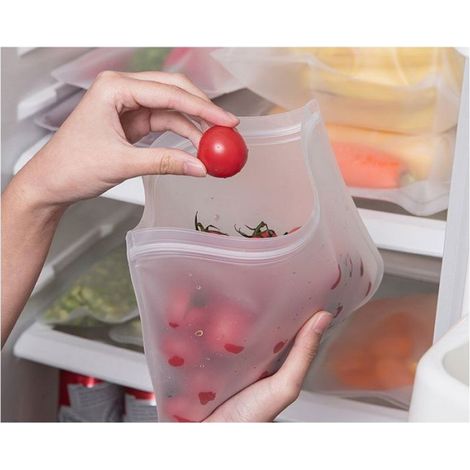 Sachet Zip - Transparent - Fermeture Hermétique - Usage Alimentaire - Lot De 20 (1/4)