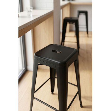 Packs Taburetes Altos - Pack 4 Taburetes Torix Basic Altos - Negro (1/5)