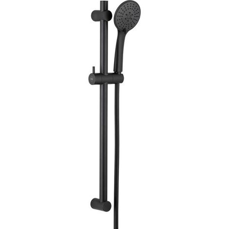 KFA Moza Black Duschset schwarz matt