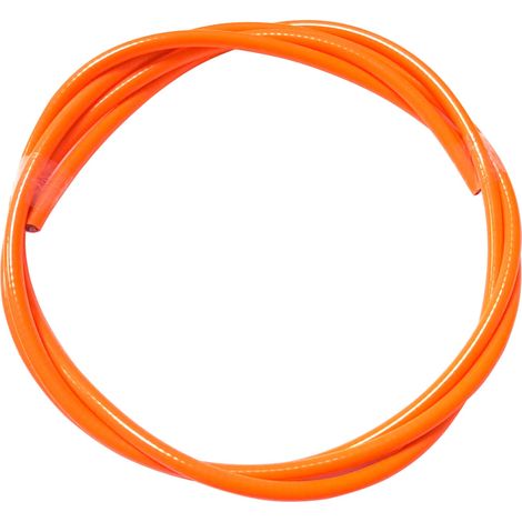 Gaine de câble acier universelle orange fluo diamètre 5mm longueur 3m avec insert plastique protection frein gaz