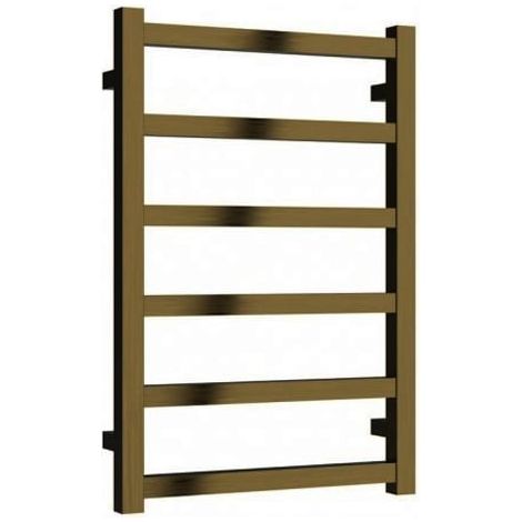 Reina Fano Designer Heated Towel Rail 720mm H x 485mm W Bronze Satin (1/5)