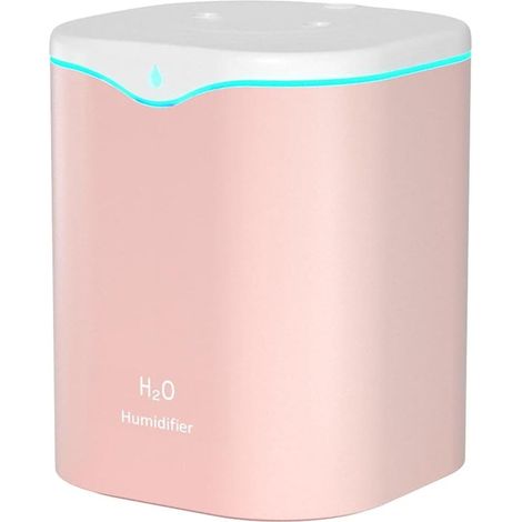 Humidificador de aire de 2 l, humidificador portátil con forma de gota de agua, difusor de aroma USB, minihumidificador con forma de gota de agua, difusor de aire USB, difusor de aceite para el hogar  (1/5)