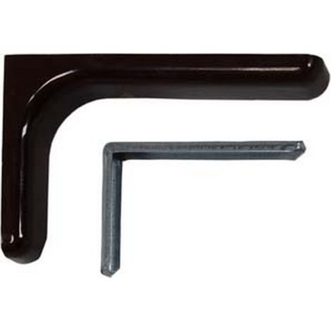 2PZ REGGIMENSOLE PER ARREDAMENTO NERE - mm.120, spessore mm.10