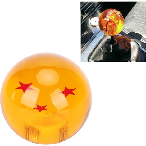 Manette de levier de vitesse boule avec adaptateur, poignée de changement de rapport pour voiture, remplacement universel (1/5)