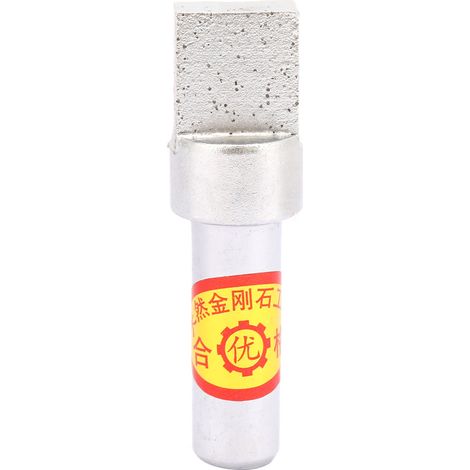 Ortviai Stylo de dressage pour meule diamantée, tête carrée, grains standard (60–120), pour rectification fine (1/5)