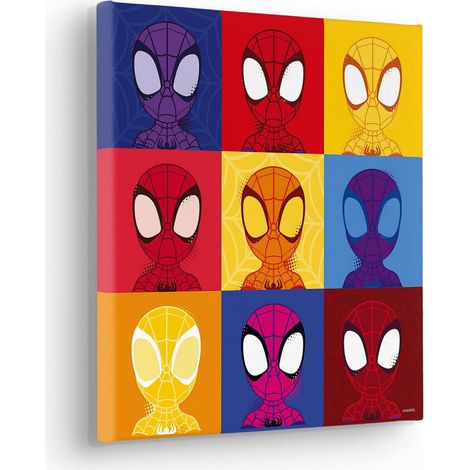 Tableau intissé Spidey Symétrique (1/4)
