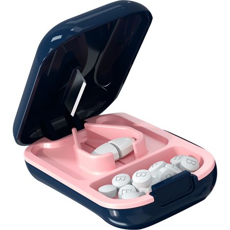 Boîte coupe-comprimés portable pour tablette, distributeur de médicaments, étui à pilules domestique pour suppléments (1/5)