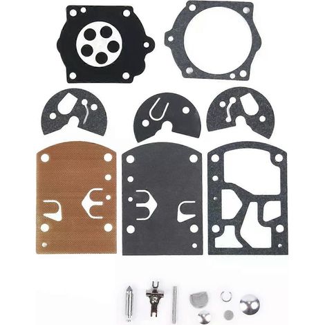 Kit de réparation pour carburateur Walbro K10-WB (série WB) - Pièce détachée pour débroussailleuses, souffleurs et tronçonneuses Walbro. (1/5)